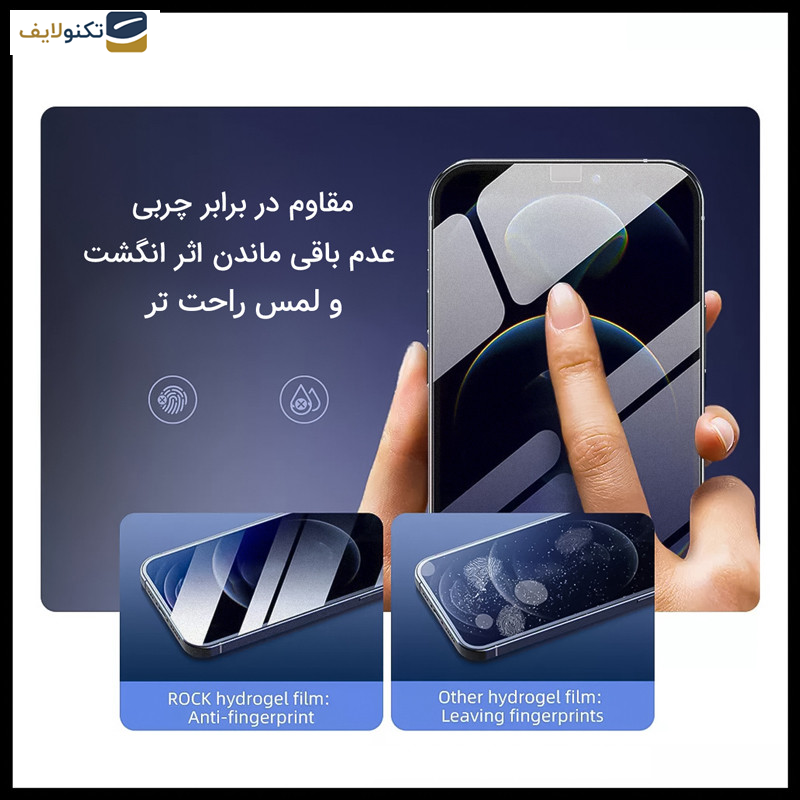 گلس حریم شخصی گوشی گوگل Pixel 8a راک اسپیس مدل HyPRV  - Privacy screen protector Rockspace model HyPRV suitable for Google Pixel 8a mobile phone